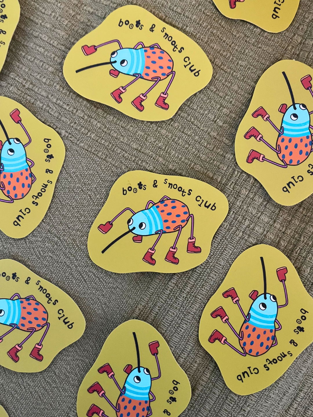 Boots & Snoots Club Vinyl Sticker