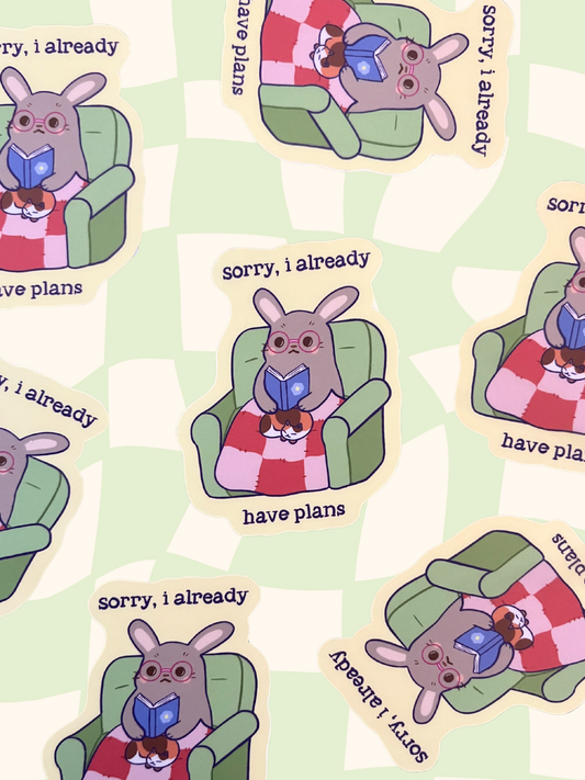 Already Have Plans Vinyl Sticker