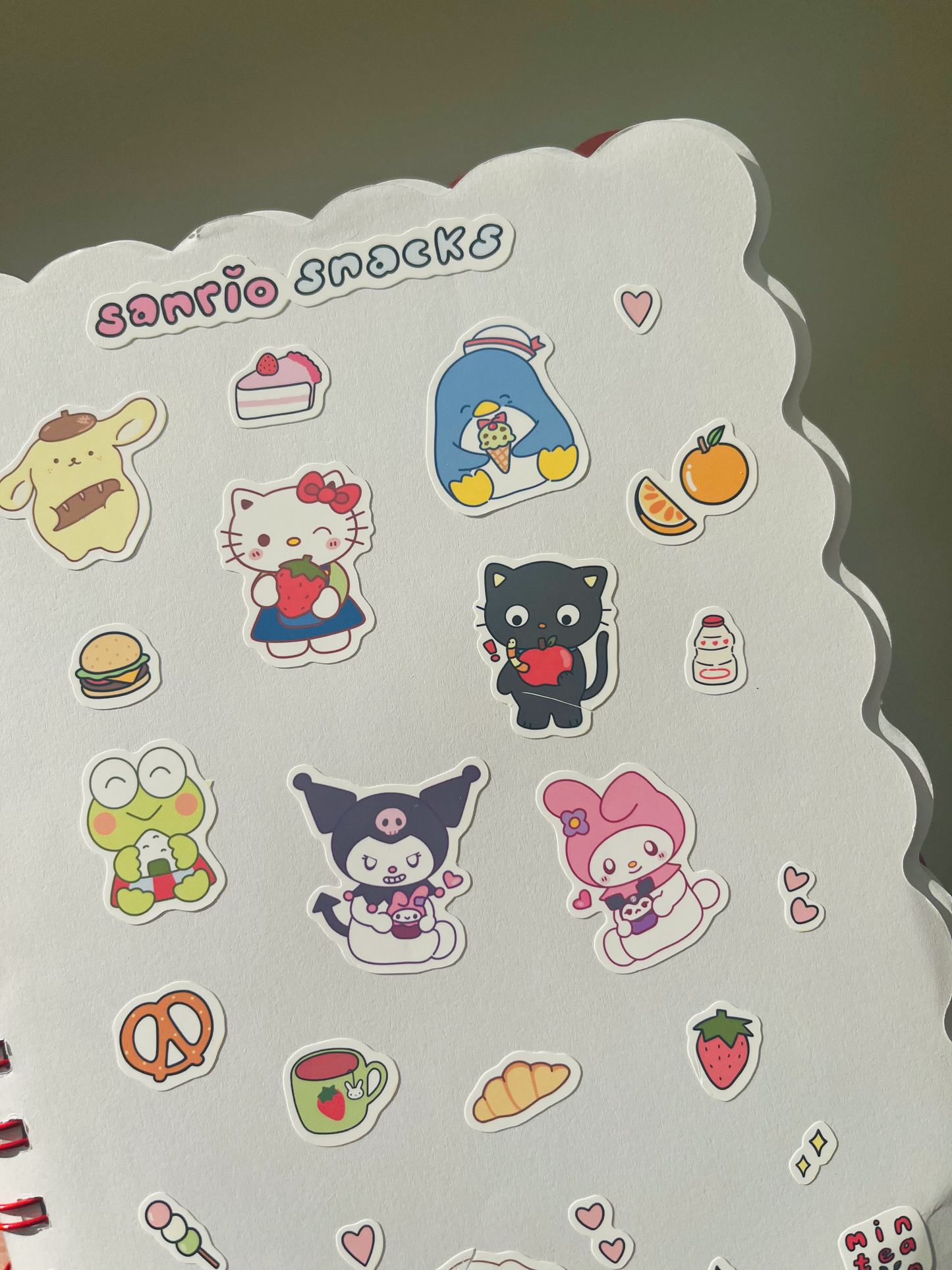 Kitty Snack Sticker Sheet