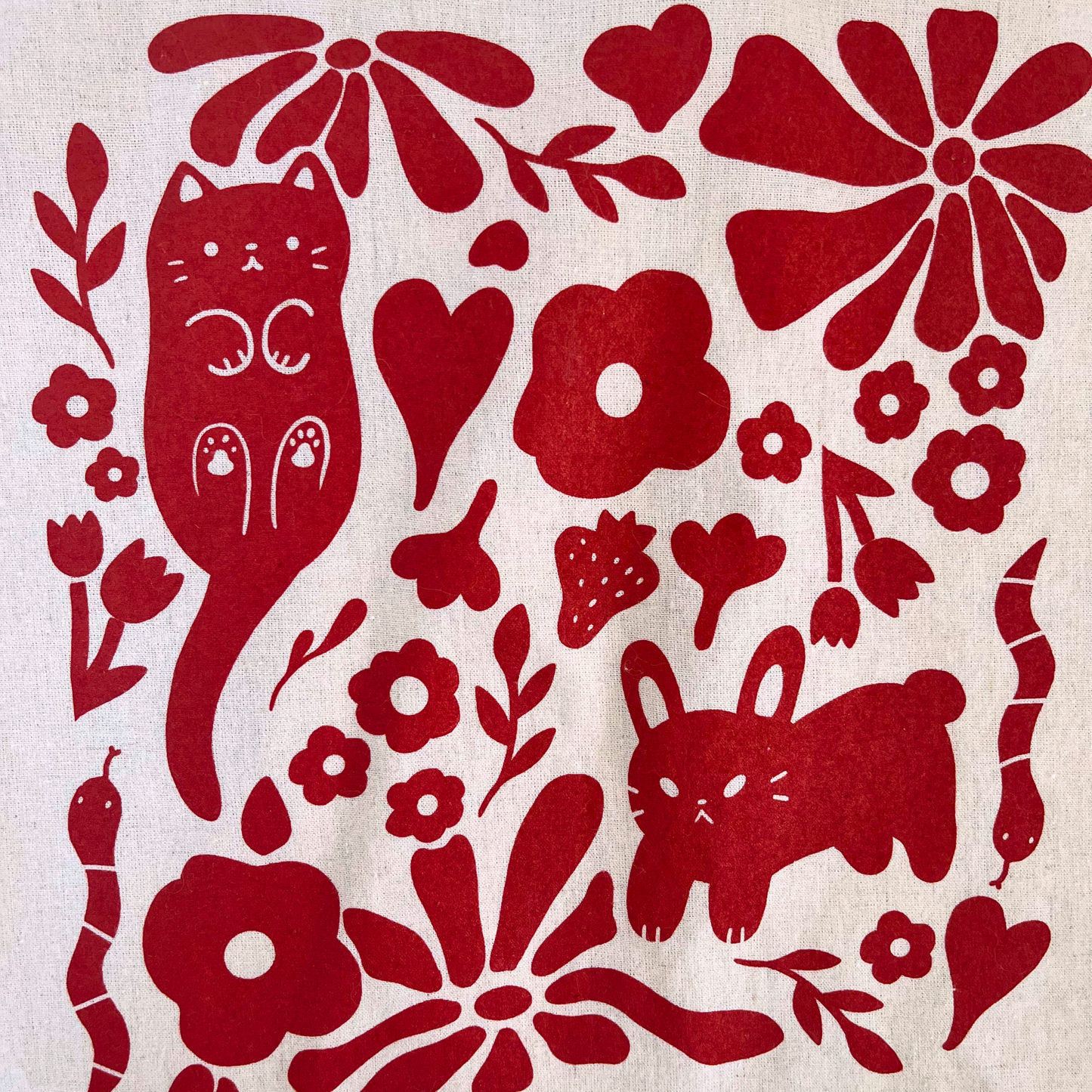Animal Garden Tote Bag