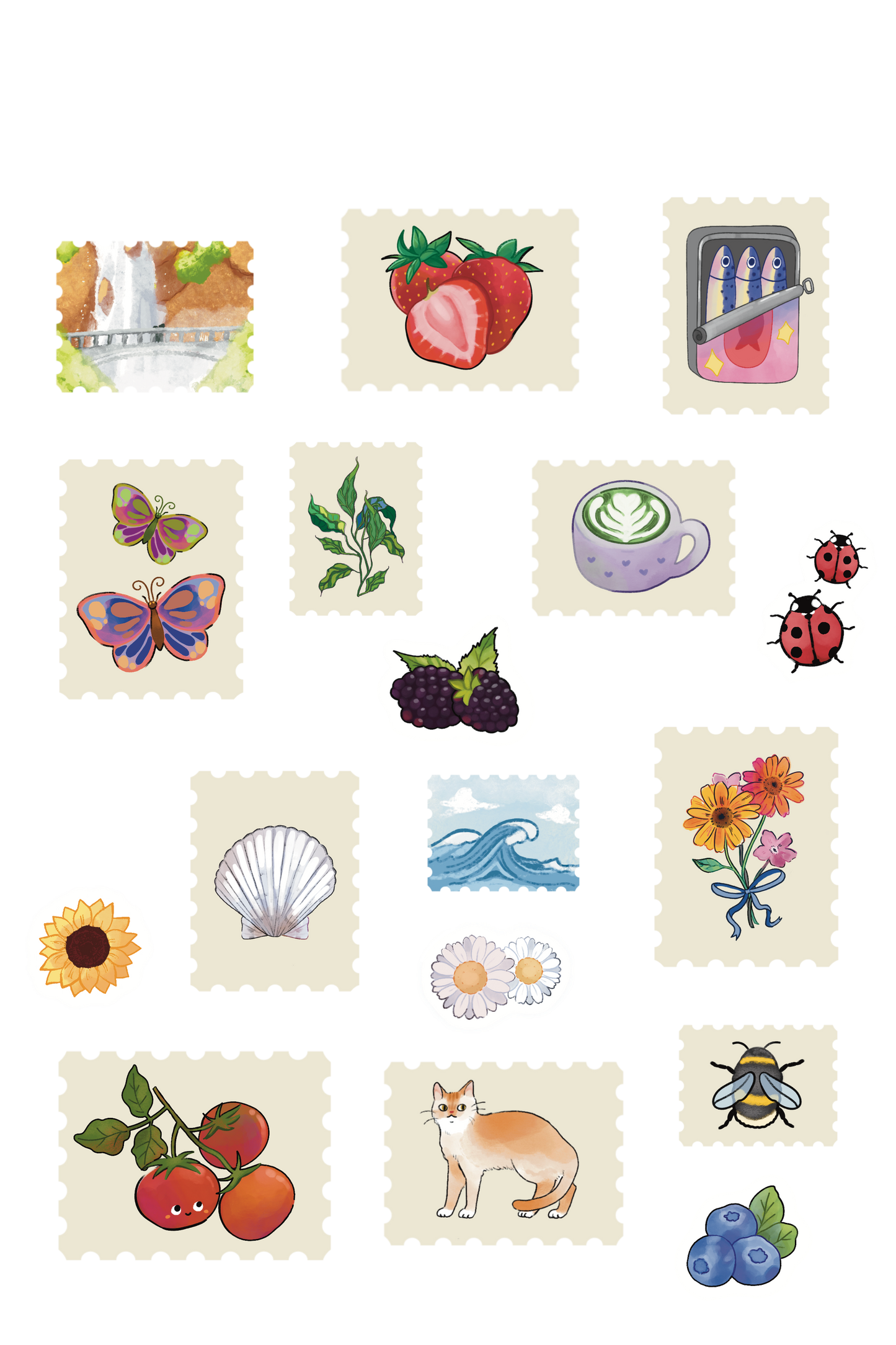 A Love Letter To Summer Sticker Sheet