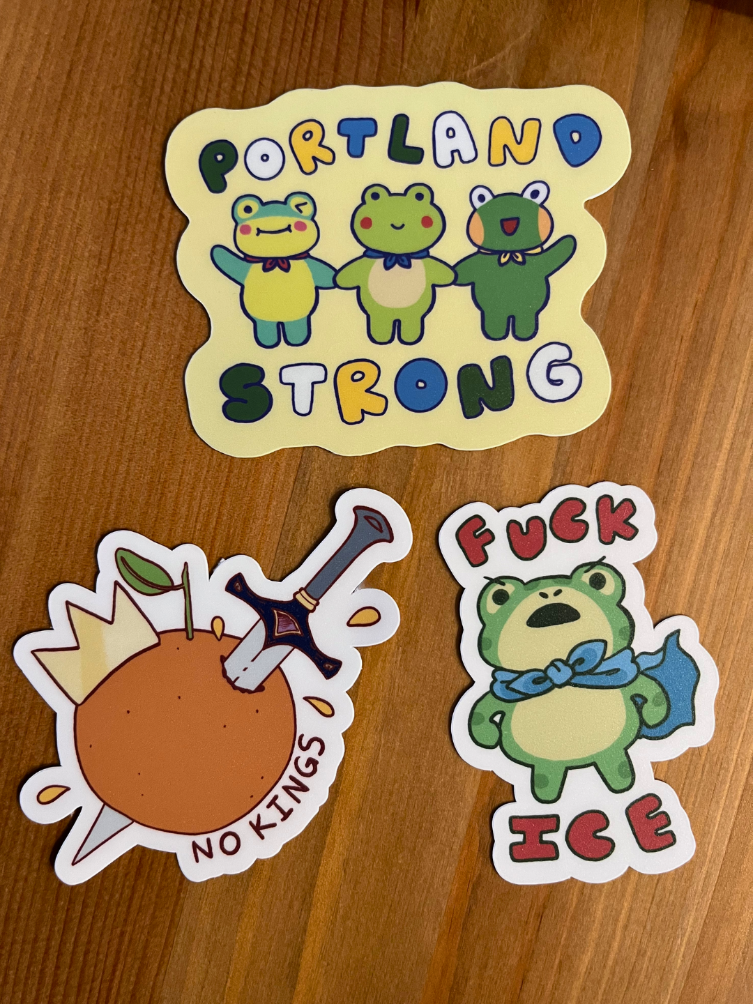 Fundraiser Vinyl Stickers | Portland Immigrant Rights Coalition