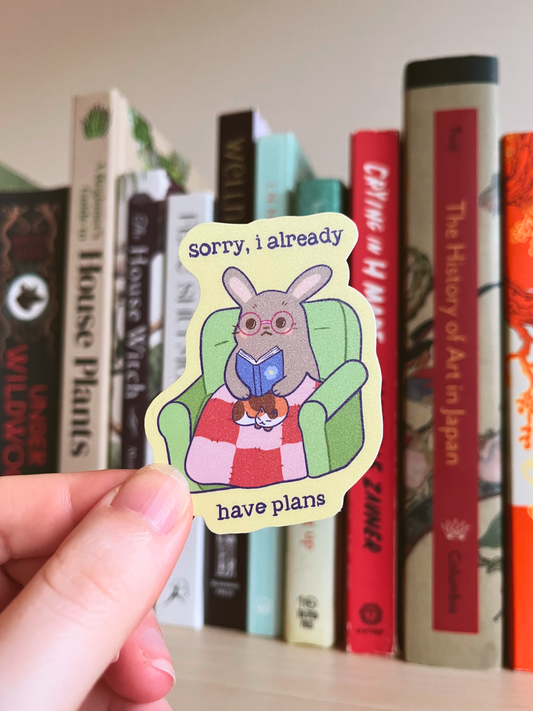 Already Have Plans Vinyl Sticker