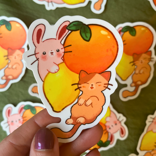 Citrus Friends Vinyl Sticker