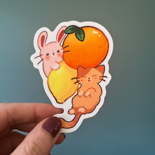 Citrus Friends Vinyl Sticker