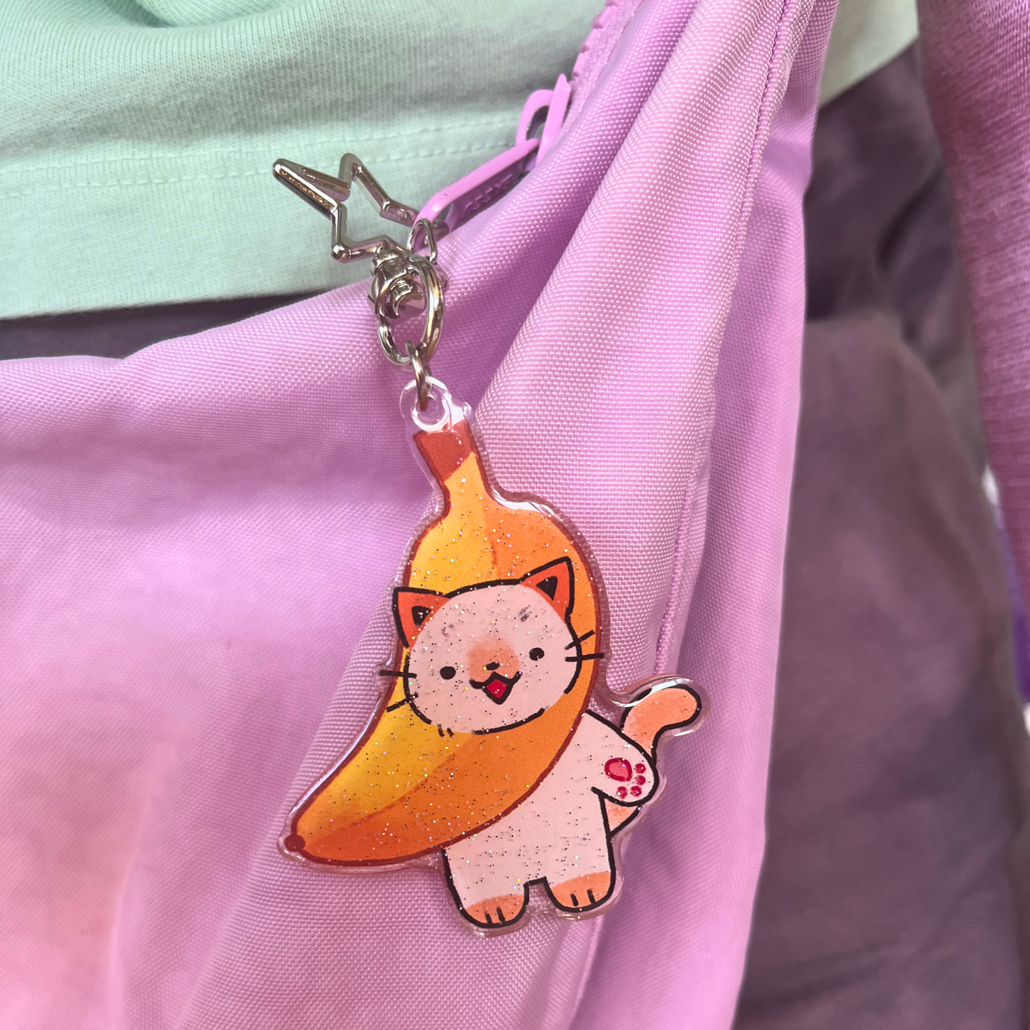Fruit Cat Keychains