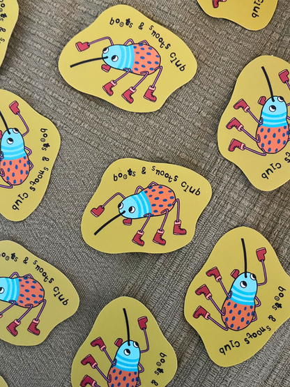 Boots & Snoots Club Vinyl Sticker