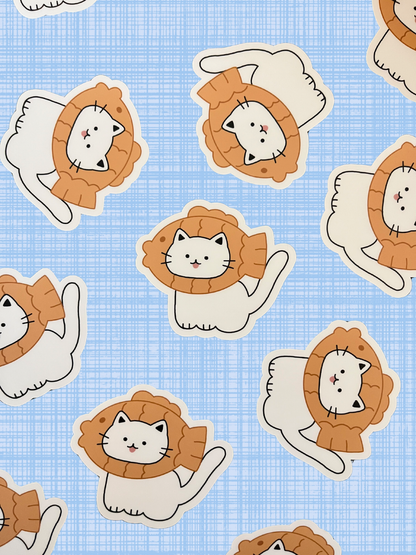 Taiyaki Cat Vinyl Sticker