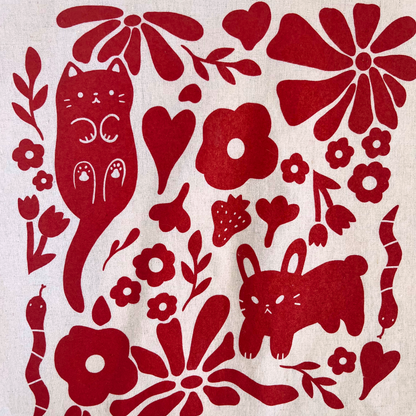 Animal Garden Tote Bag